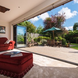 Transforming a Dark Study into an Open Lounge with Origin