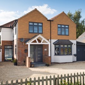 This detached mid-century home has been transformed by a full make over of Origin products