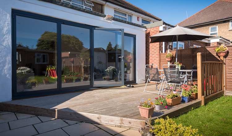 External view of origin bifold doors