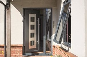 Double front door