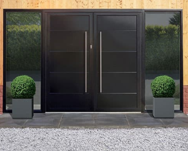 Large black Origin Front door