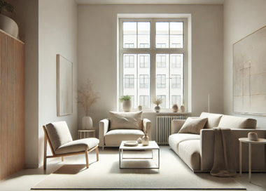 Origin sliding doors in a minimalist setting