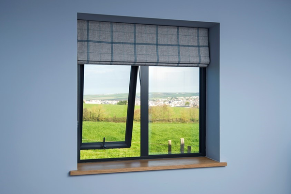 Open window in a house