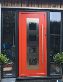orange front door