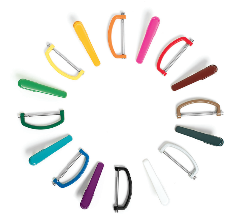 lever handles in may different colours