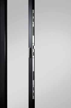 a multi-point locking system built into the lead door