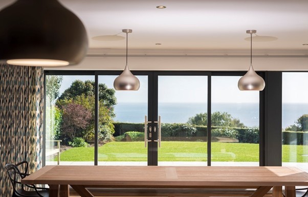 Patio doors outdoor views when doors are closed