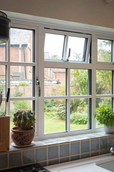 white georgian windows