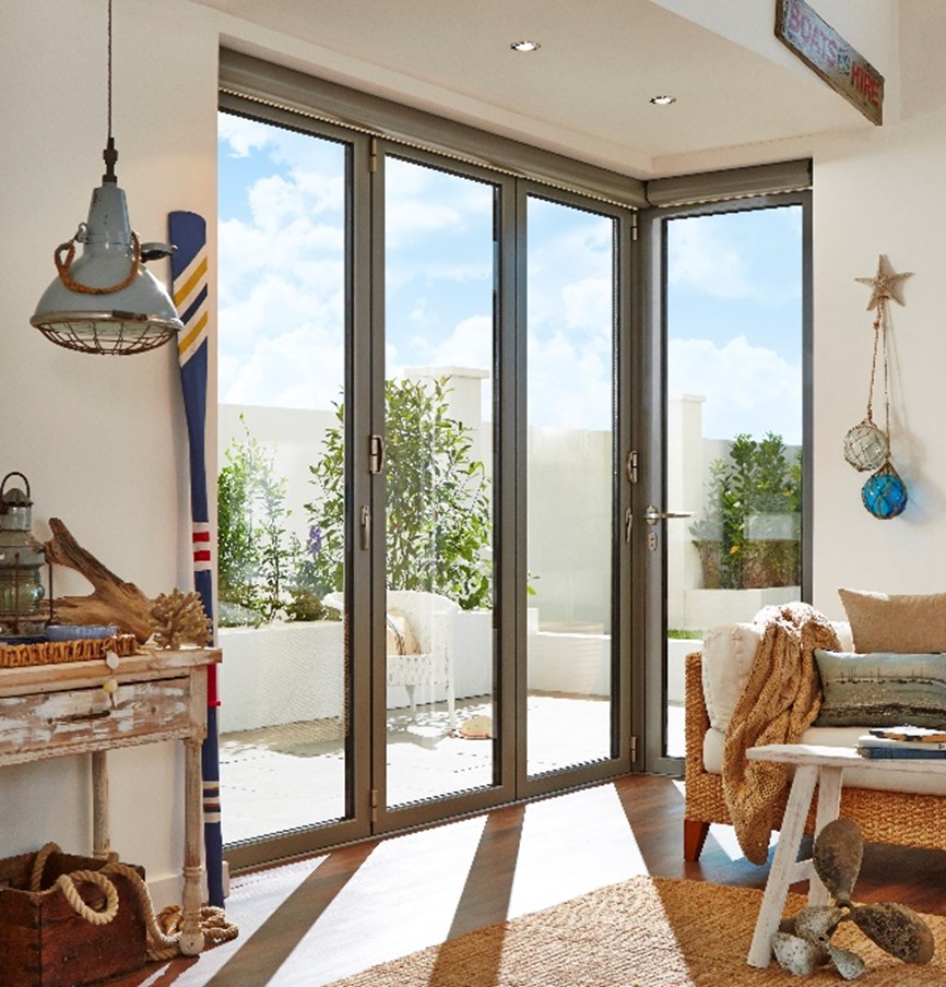 small corner bifold doors