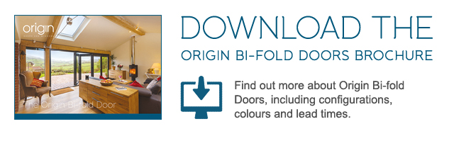 Download the Origin Bifold doors brochure - Find out about colours, configurations, and more.