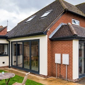 An external view of a major renovation using Origin windows and doors