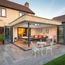 Corner Bi-fold Doors Bring This Orangery To Life