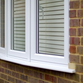 Close in shot of clean white windows from Origin