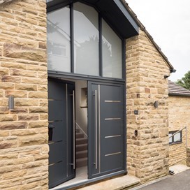 A complete Origin home, featuring internal Bi-folding doors, large expansive sliders and an impressive entrance door