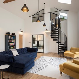 Office space in Barn Conversion changed for the better, courtesy of Origin Internal Doors