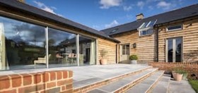 Aluminium sliding doors: different colour options