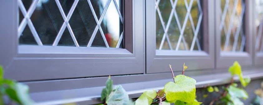 Close up of cross sectioned origin windows