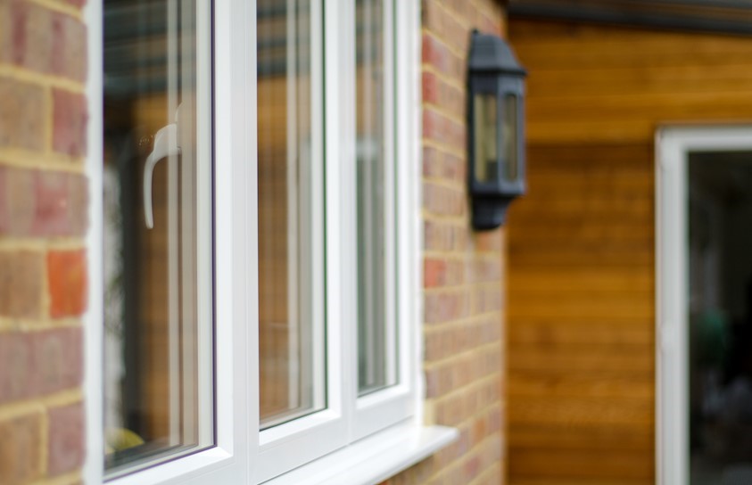 A zoomed in external shot of Origin's windows