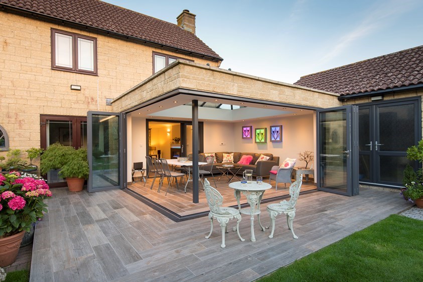 Corner Bi Fold Doors Bring This Orangery To Life