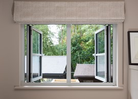 7035M Light Grey Sliding Doors with Georgian Bars Elevate a Surrey Home