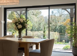 A Home Renovation with a Clear Vision which includes Dual Colour OB36+ Contemporary Bifolds