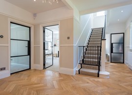 A Home Renovation with a Clear Vision which includes Dual Colour OB36+ Contemporary Bifolds