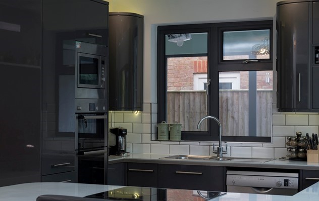 This detached mid-century home has been transformed by a full make over of Origin products