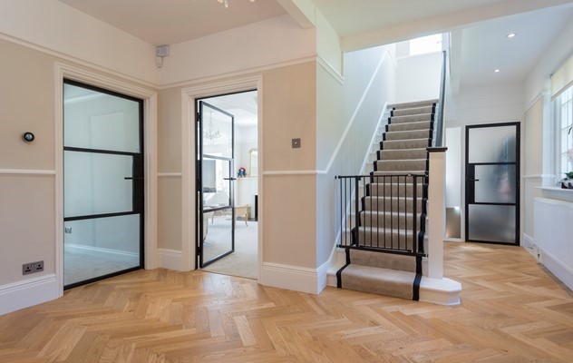 A Home Renovation with a Clear Vision which includes Dual Colour OB36+ Contemporary Bifolds