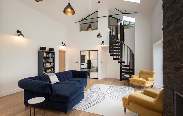 Office space in Barn Conversion changed for the better, courtesy of Origin Internal Doors