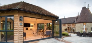 Locations for external aluminium bifold doors - patios, kitchens, and extensions