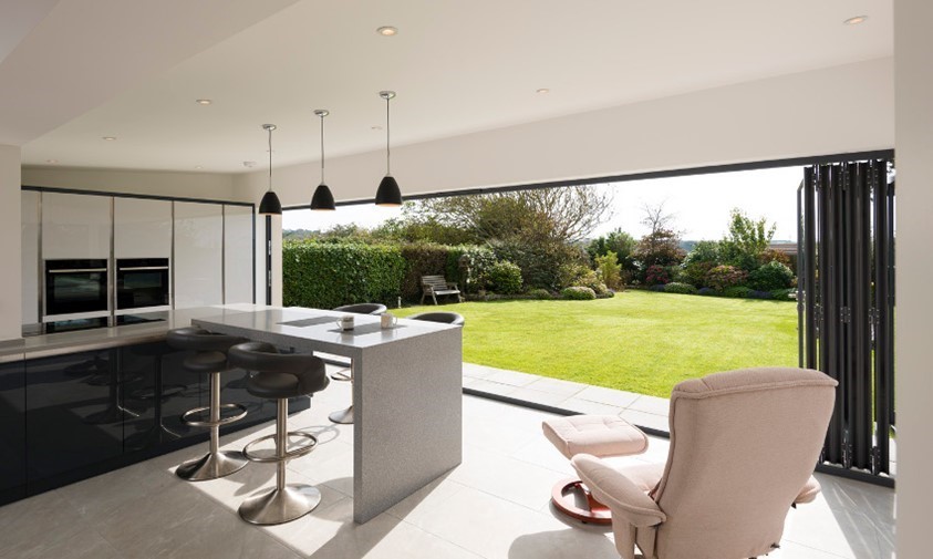 Origin Bifold Doors created a lighter and brighter space for this property