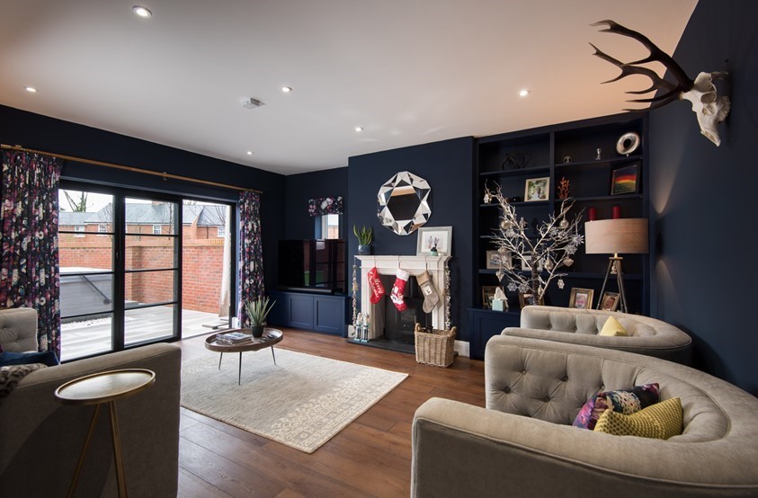 soho doors in a stylish room