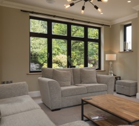 Origin sliding doors in a minimalist setting