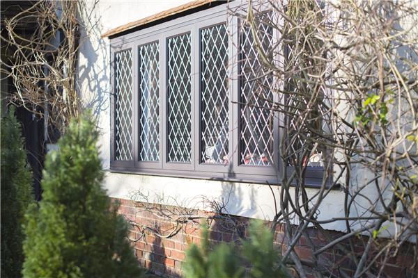 Outside view of Traditional casement windows/French casement windows for a traditional home.