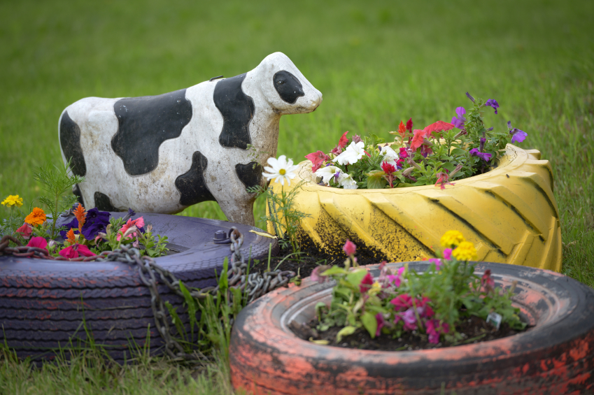 tyre-planter