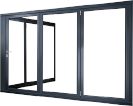 Contemporary Corner Bi-fold Doors