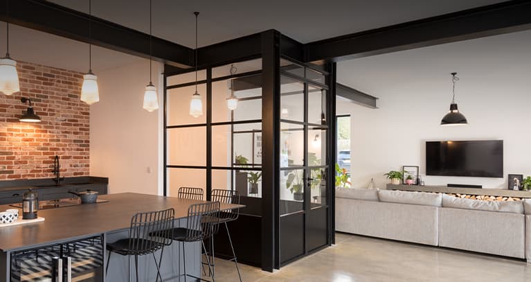 Origin Internal corner door