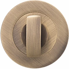Antique Brass Contemporary Turn and release