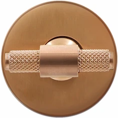 Rose Gold Signature Knurled Turn and release