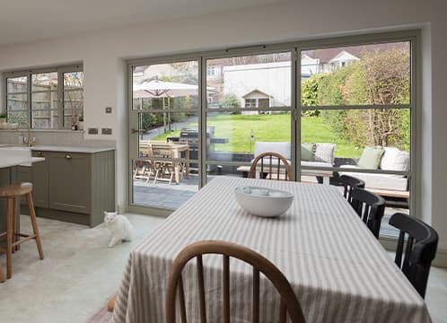 OW-70 Window, OB-36+ Bifold Door
