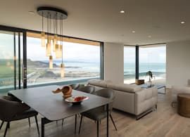 A panoramic view of the Atlantic captured through Origin OS-29 Sliders