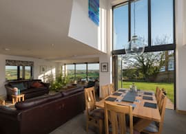 Origin products deck out this modern country home, letting light flood in and perfectly framing the surrounding views